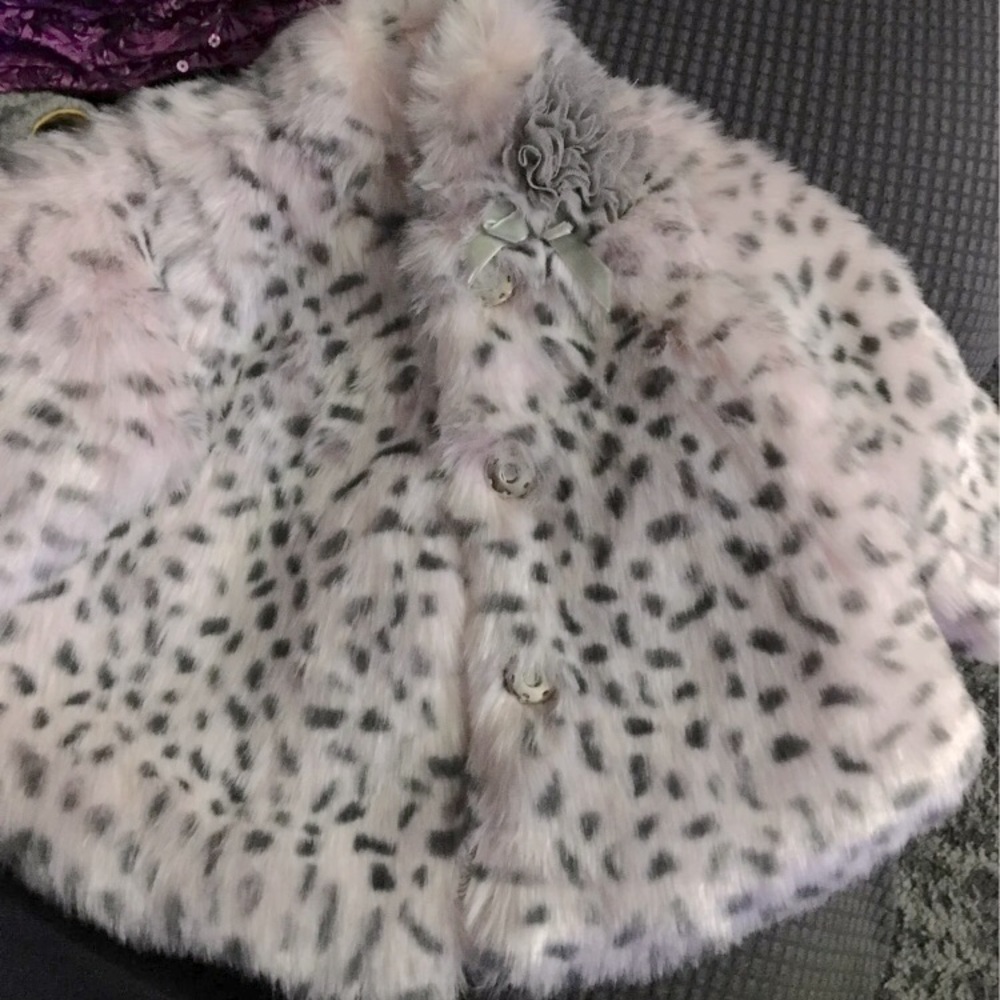 Faux fur coat